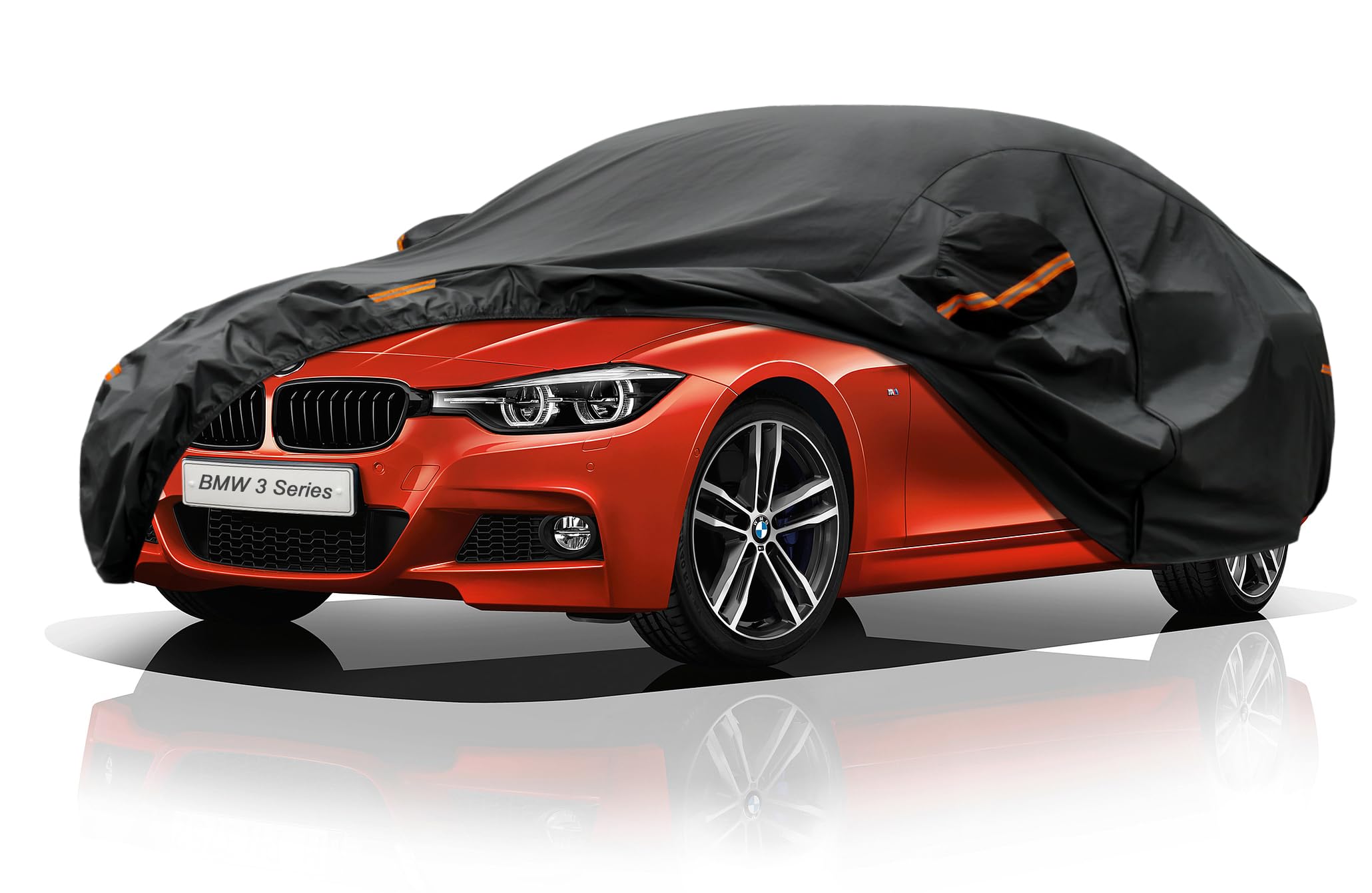 Kayme Funda Coche Exterior, Compatibles con Audi A3 Sportback(1996-2025), Cubierta para Coche Impermeable Transpirable Anti-UV Antipolvo de 7 Capas, Cubre Coche con Cremallera y Forro de Algodón. — view 29