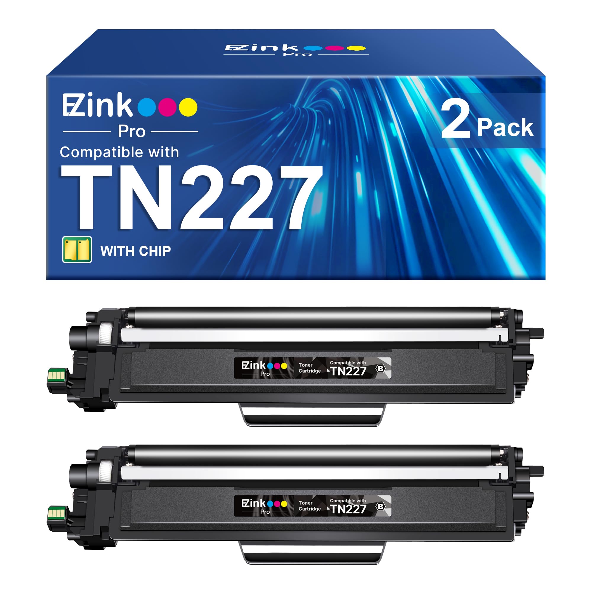 E-Z Ink Pro Kompatybilny zamiennik kasety z tonerem do Brother TN227 TN227BK