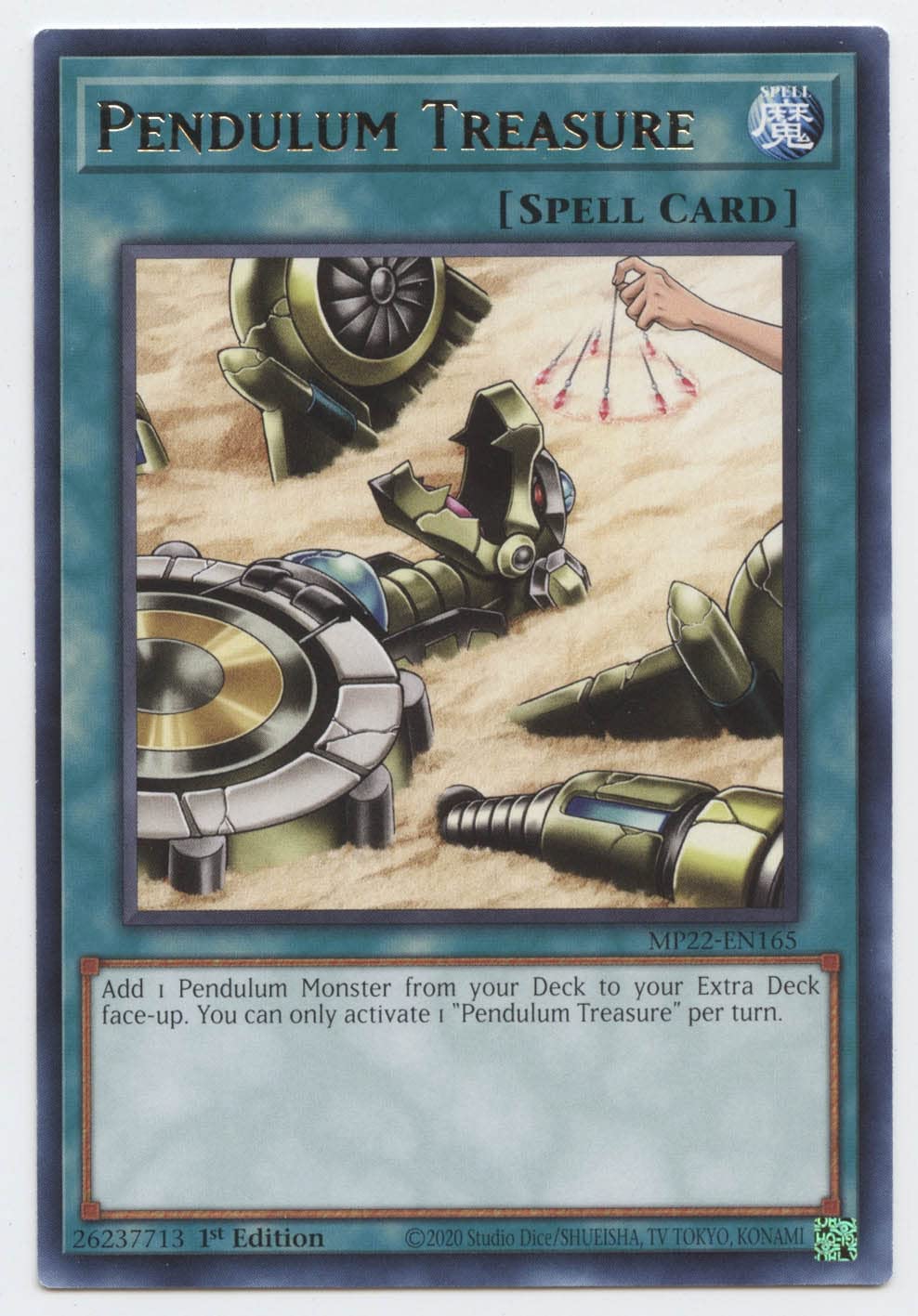 Amazon.com: Yu-Gi-Oh! Pendulum Treasure - MP22-EN165 - Rare - 1st