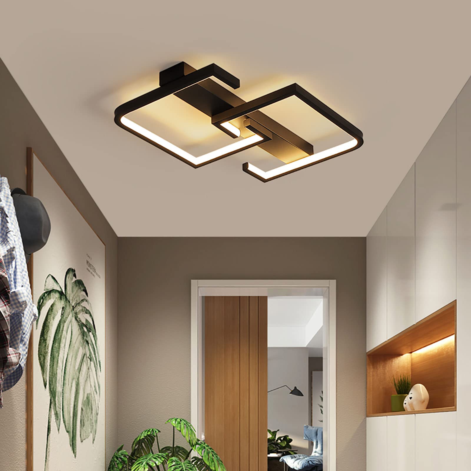 シーリングライト・天井照明 Modern Led Living Room Ceiling Lights 60 Shine LUEST 60W Modern LED Ceiling Light Fixture, Dimmable LED