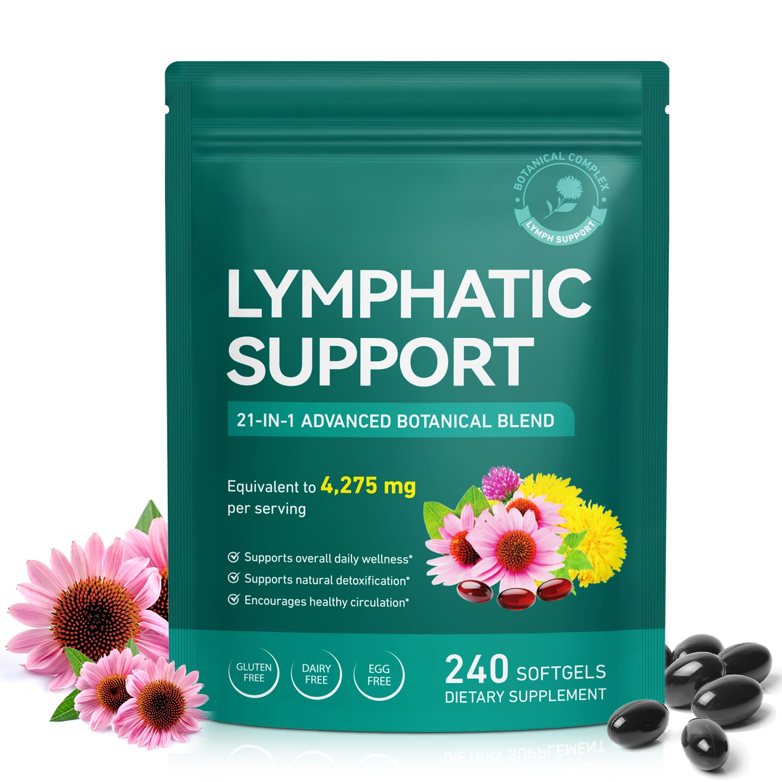 Amazon.com: Lymphatic Drainage Supplements, Lymph System Support