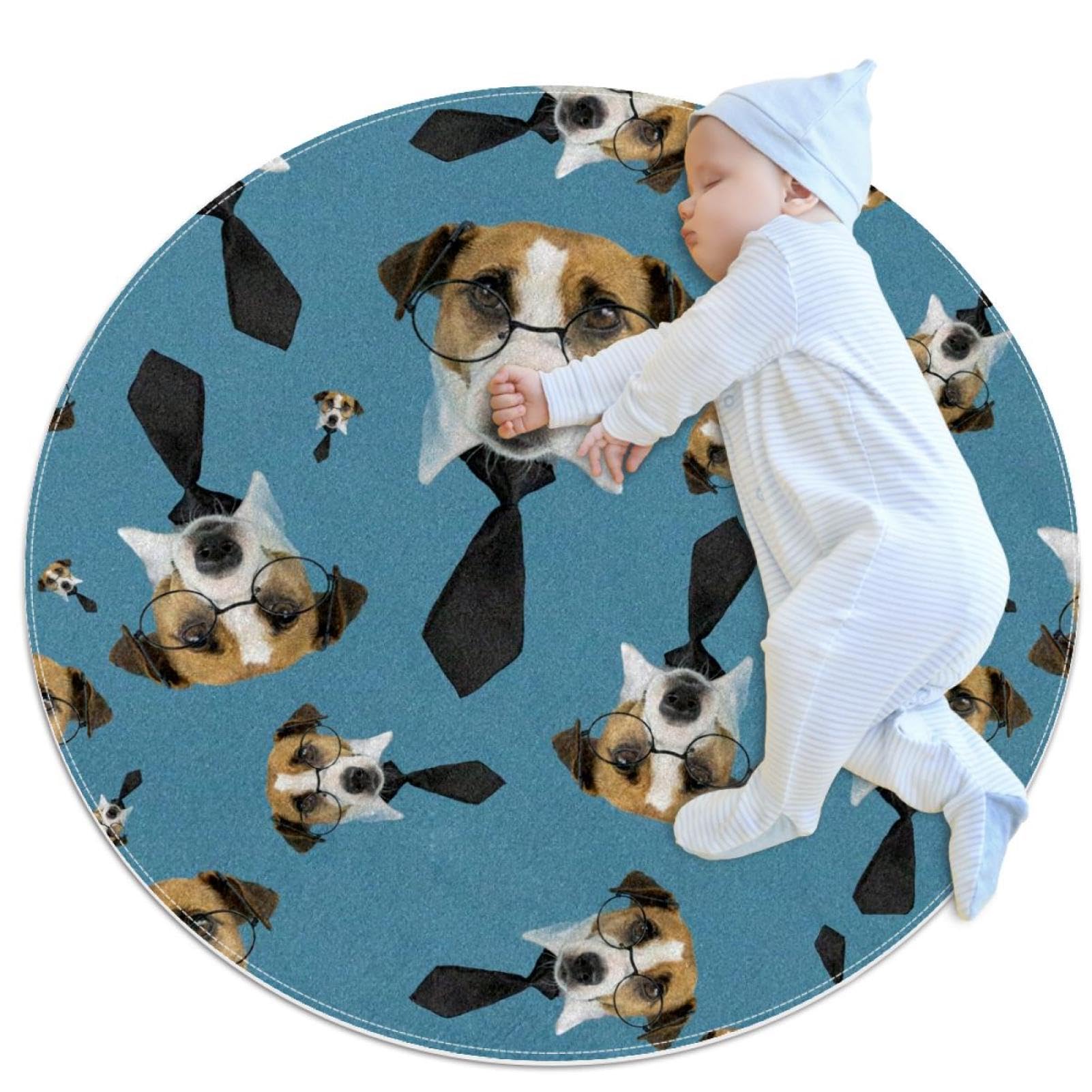 Tapis de douche Jack Russell rond pour éviter les glissades
