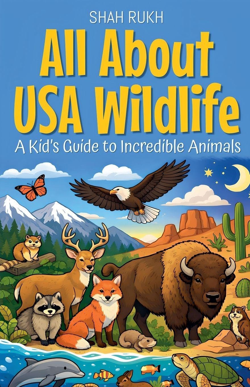 All About USA Wildlife: A Kid's Guide to Incredible Animals: 2 (USA Knowledge Books for Kids)