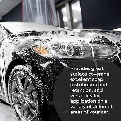 Miniatura 5 de Hi-Tech NogHair - Cepillo de lavado de autos de 14 pulgadas de varios niveles TB-14X3CR - Cerdas suaves para limpieza sin arañazos - para