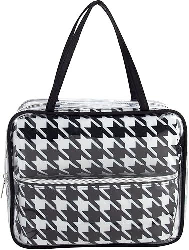 Miniatura 4 de Juego de neceser de 4 piezas, impermeable, para el hogar, estuche de viaje para cosméticos, bolsas de maquillaje para mujeres con asa, cremallera,