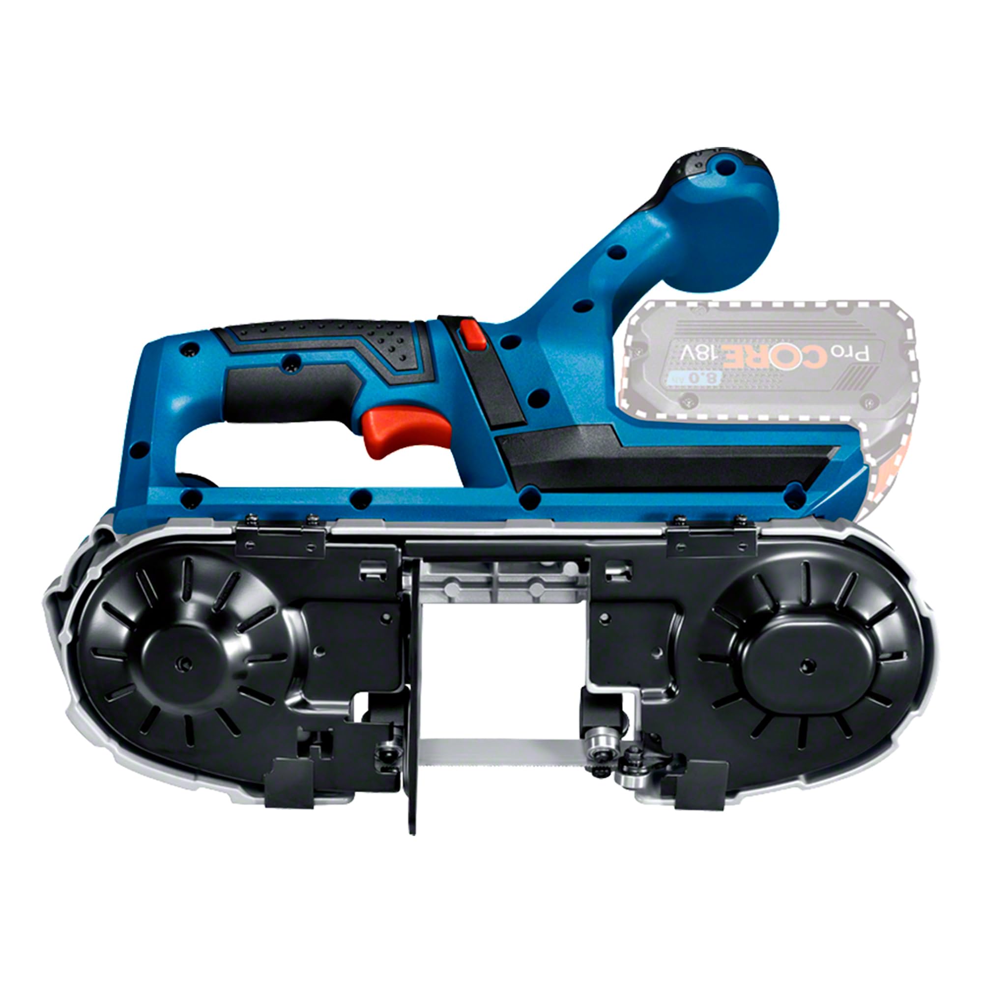 Bosch Professional 18V System Akku Bandsäge GCB 18V-63 (inkl. 1 Bandsägeblätter, ohne Akku/Ladegerät)