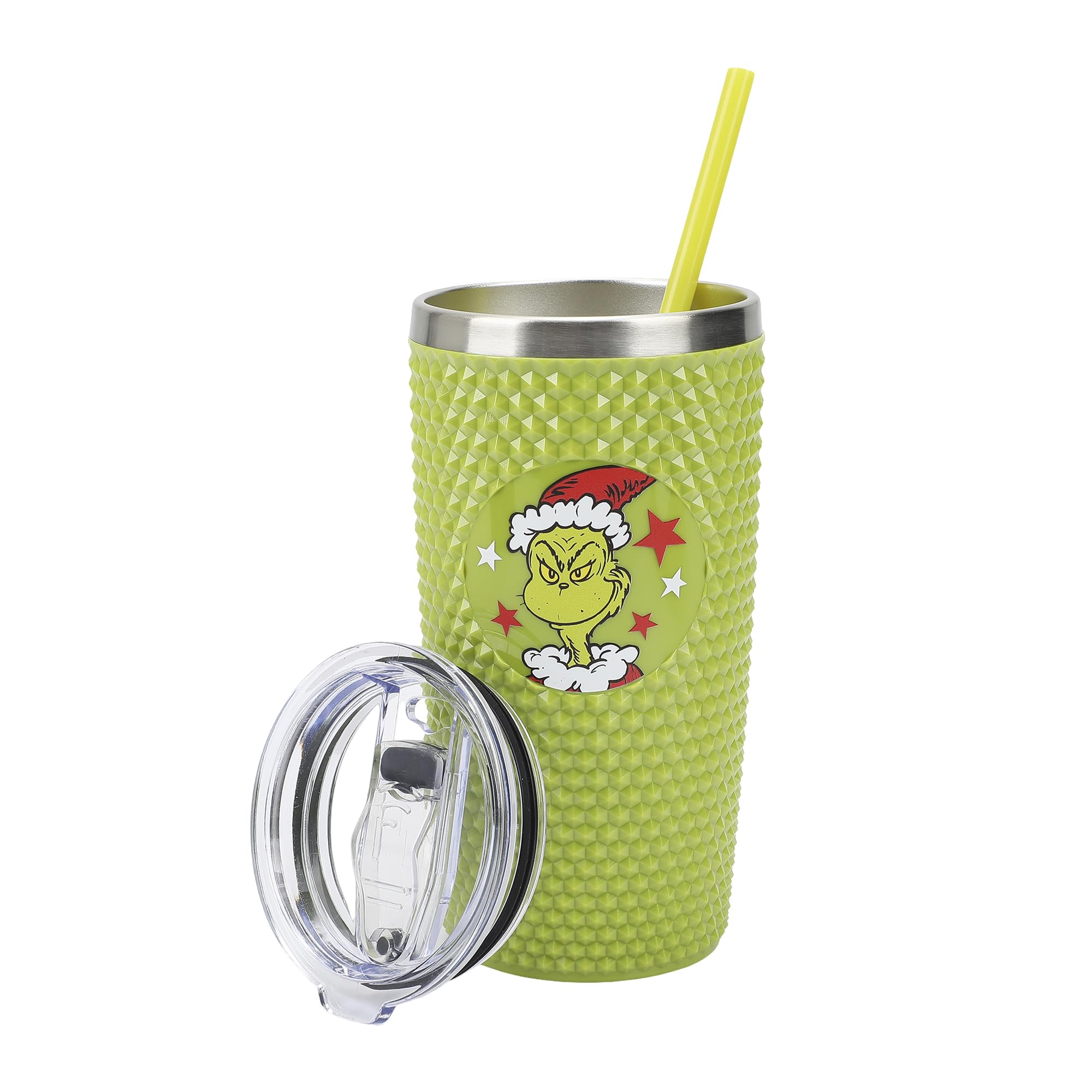 Amazon.com: Bioworld The Grinch Character Wreath Green 20 Oz