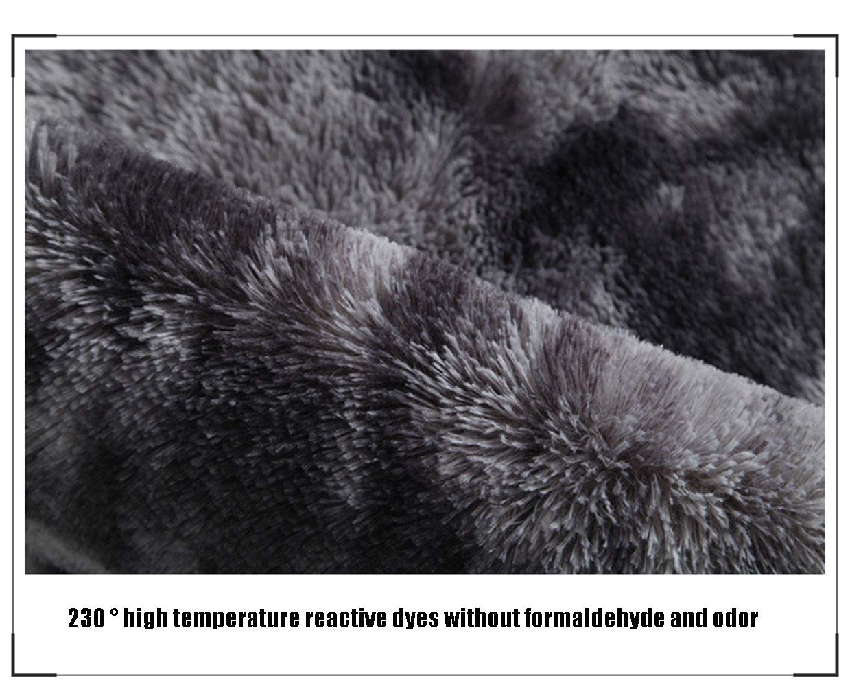 Flauschige Plüsch Hochflor Sanft Teppich,rutschfest Non Shedding Dick Matte,Oval Modern Teppiche,Für Wohnzimmer Schlafzimmer Yoga Grau 80x160cm(31x63inch)