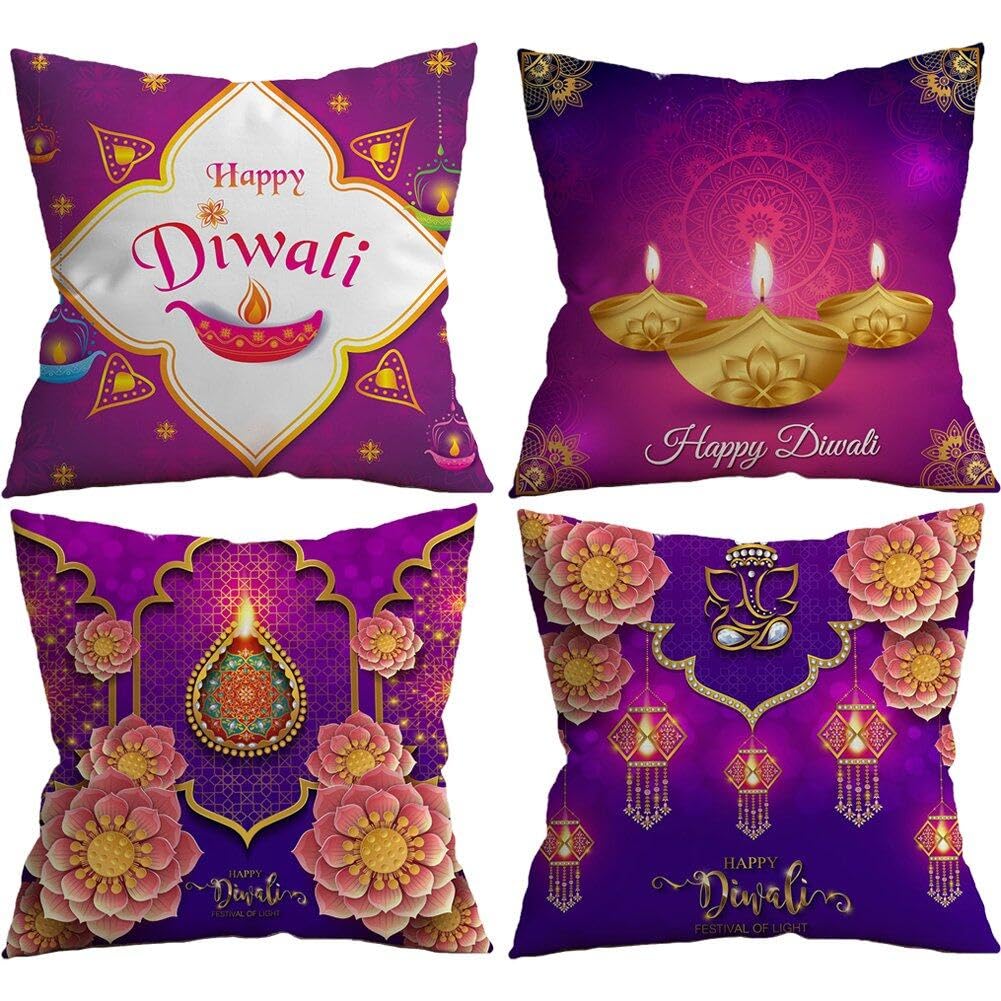 Couverture d'oreillers Diwali festival pour protéger et embellir vos coussins