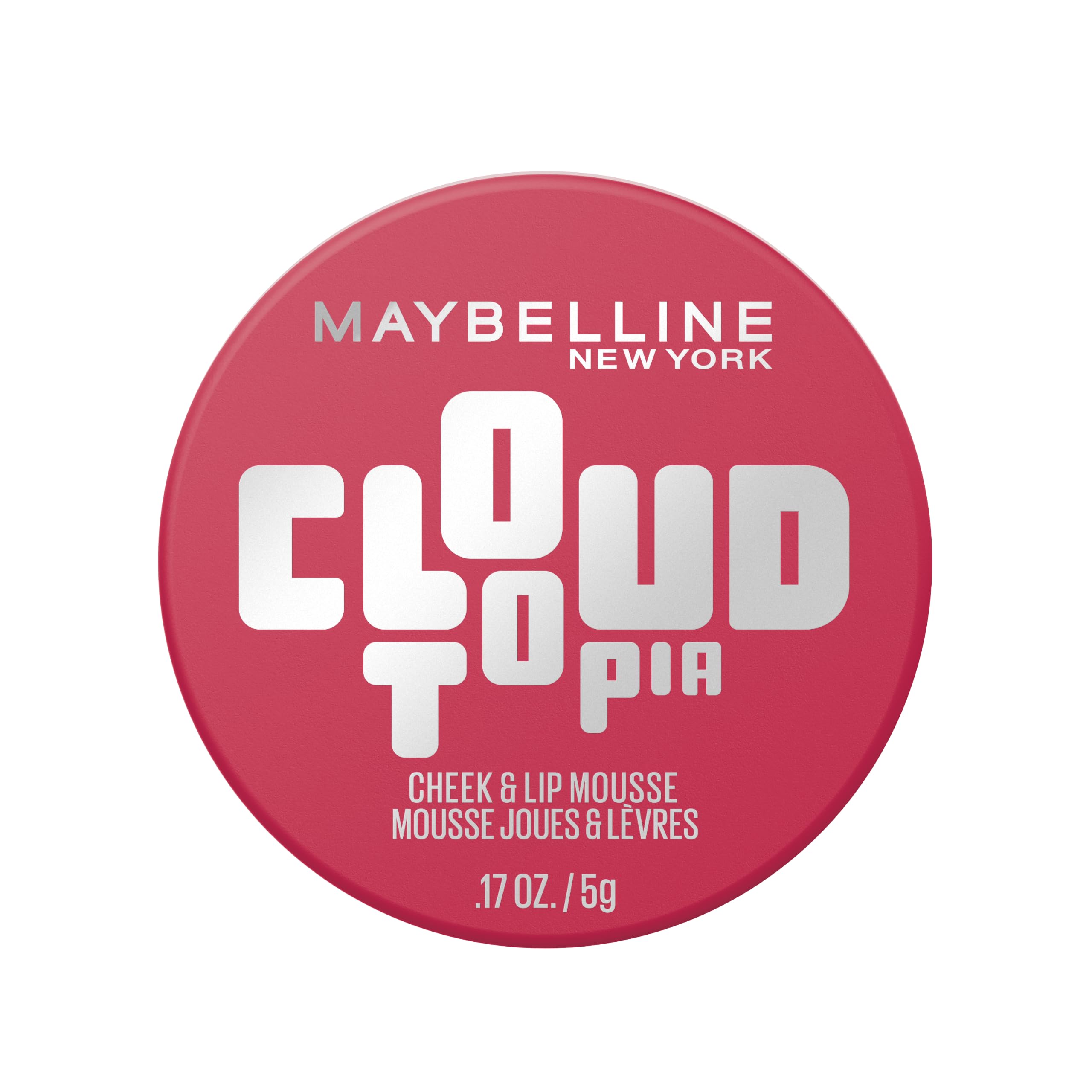 Maybelline Blush & Lip Mousse, Cloudtopia, Up to 14H Wear, Ethereal Rouge
