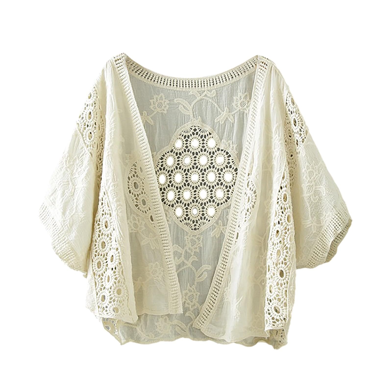 Liebeimmer Y2K Cardigan En Crochet Pour Femme, Pull Court Rayé Mignon à Manches Longues En Tricot Bloc De Couleur, Manteau Décontracté, Streetwear, Livraison 7 Jours, Noir , XL