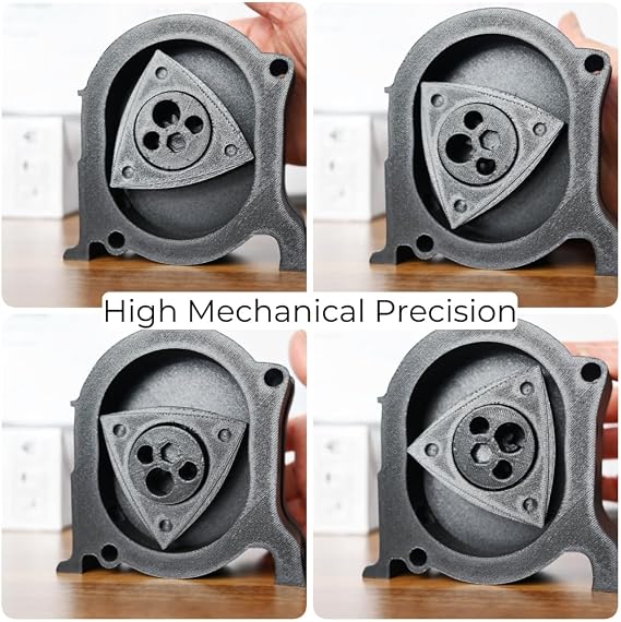 Carbon Fiber Filament, PRILINE Carbon Fiber Polycarbonate 3D Printer Filament 1.75mm, High Strength Carbon Fiber 3D Printing Filament 1kg Spool, Black