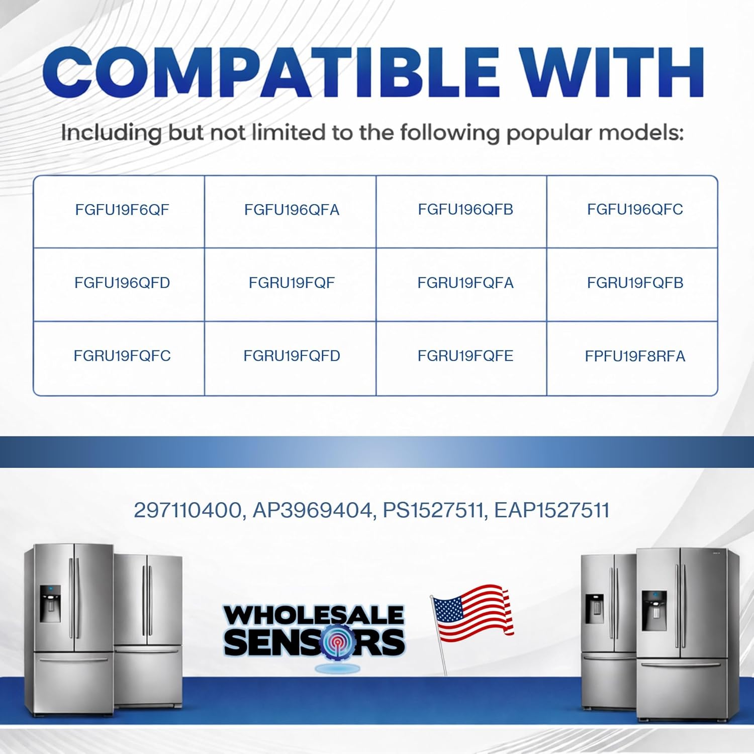 Replacement Frigidaire 297110400 Refrigerator Thermistor 24 Month Warranty - Made in the USA