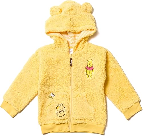 Disney Winnie the Pooh Mickey Mouse Nightmare Before Christmas Lilo & Stitch Monsters Inc. - Sudadera con capucha y cremallera para recién nacido a