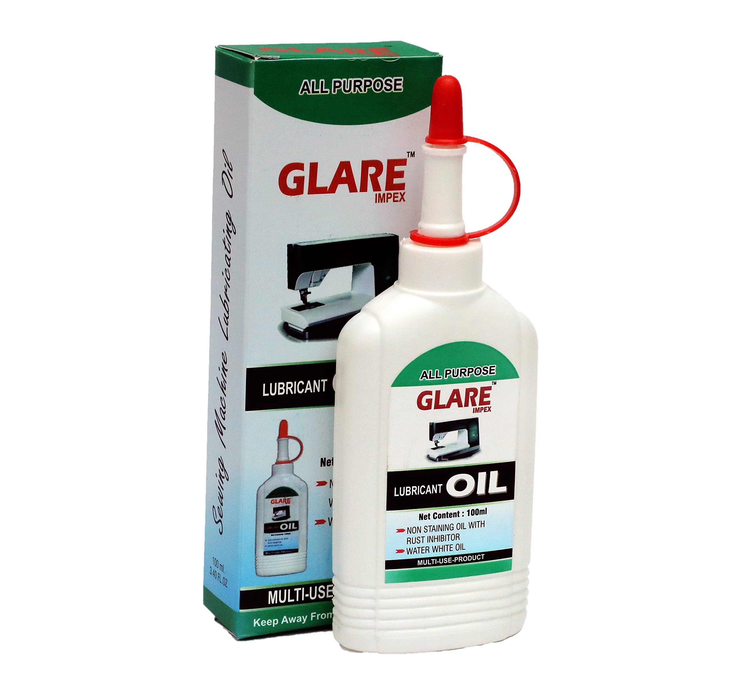 All Purpose Sewing Machine Water White Lubricant Oil with Easy Dispenser Bottle, 100 ml-image-16