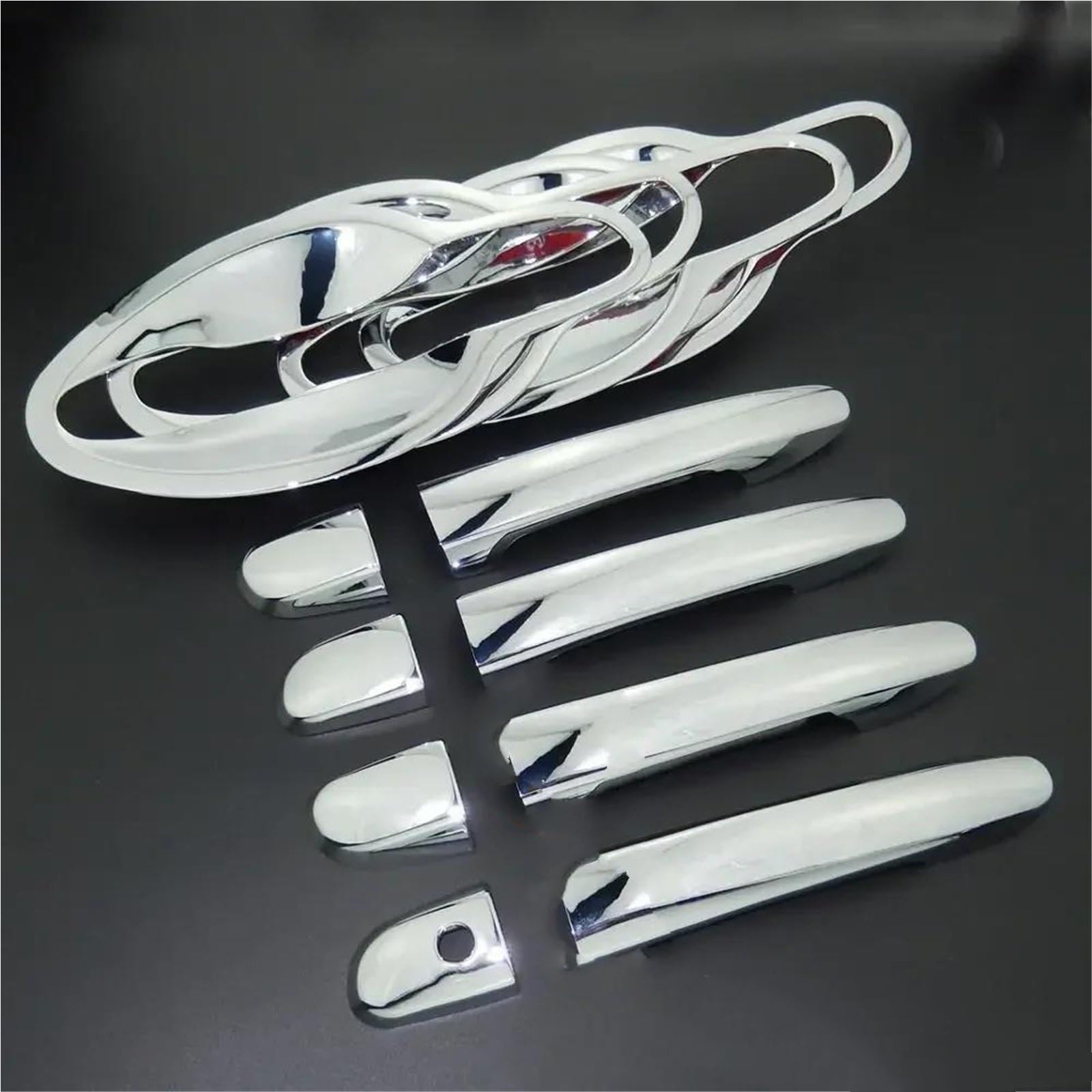 Dtsgcx Style 2 For Mazda For Cx5 2012-2018 Car Chrome Styling Side Door Handle Cover Trims & Door Bowl Cove Vehicle Trim Kit