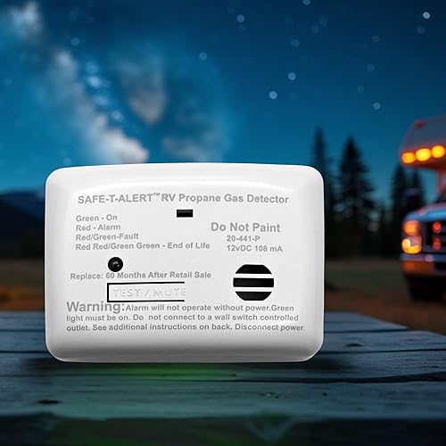 Miniatura 4 de MTI 20-441-WT 12V Mount Designer Series detector de gas, color blanco