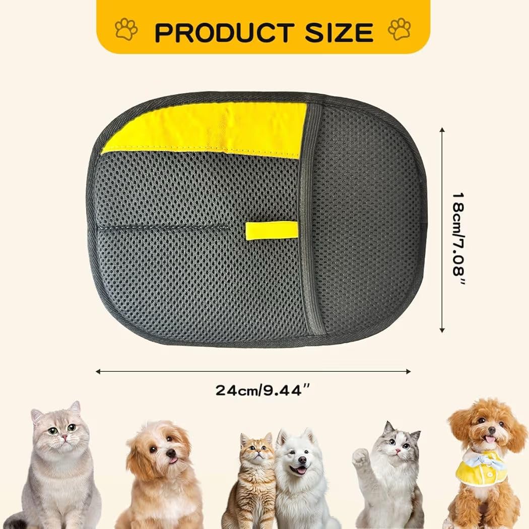 Pet Hair Removal Tool, Electrostatic Pet Hair Remover,Static Removal Gloves for Pet Hair, Dog and Cat Hair Remover Electrostatic Gloves Set for Couch, Clothes, Car, Carpet, Bed, Furniture 2