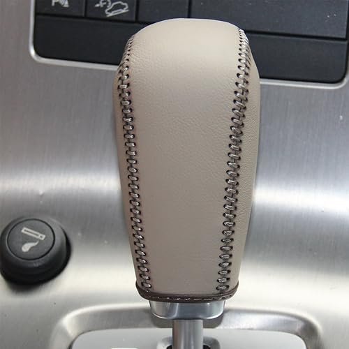 Miniatura 2 de Funda de piel auténtica para perilla de palanca de cambios para Volvo S60 / S80 / V70 / XC60 / XC70 2011-2012 automático