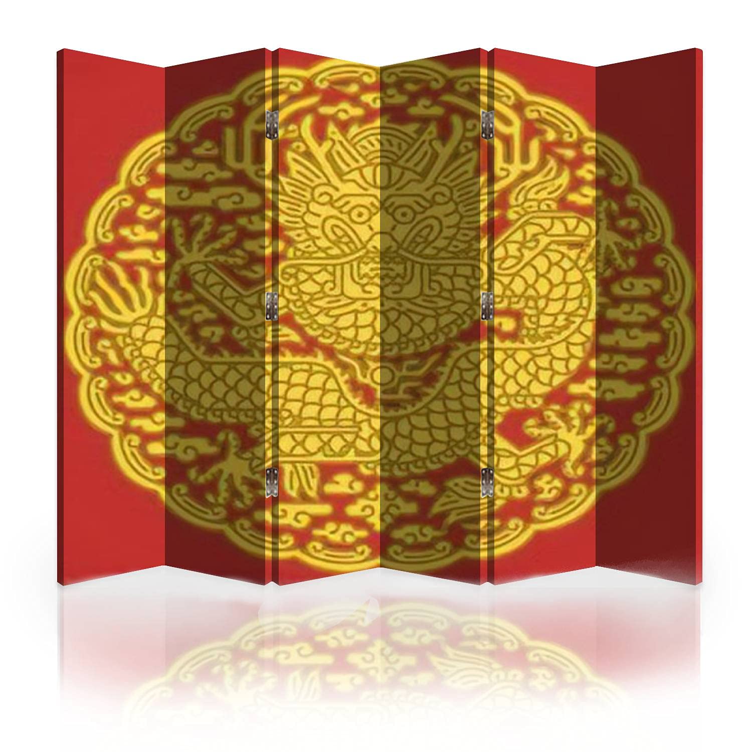Buy Canvas Room Divider Screen Korean Traditional Pattern for Dragon