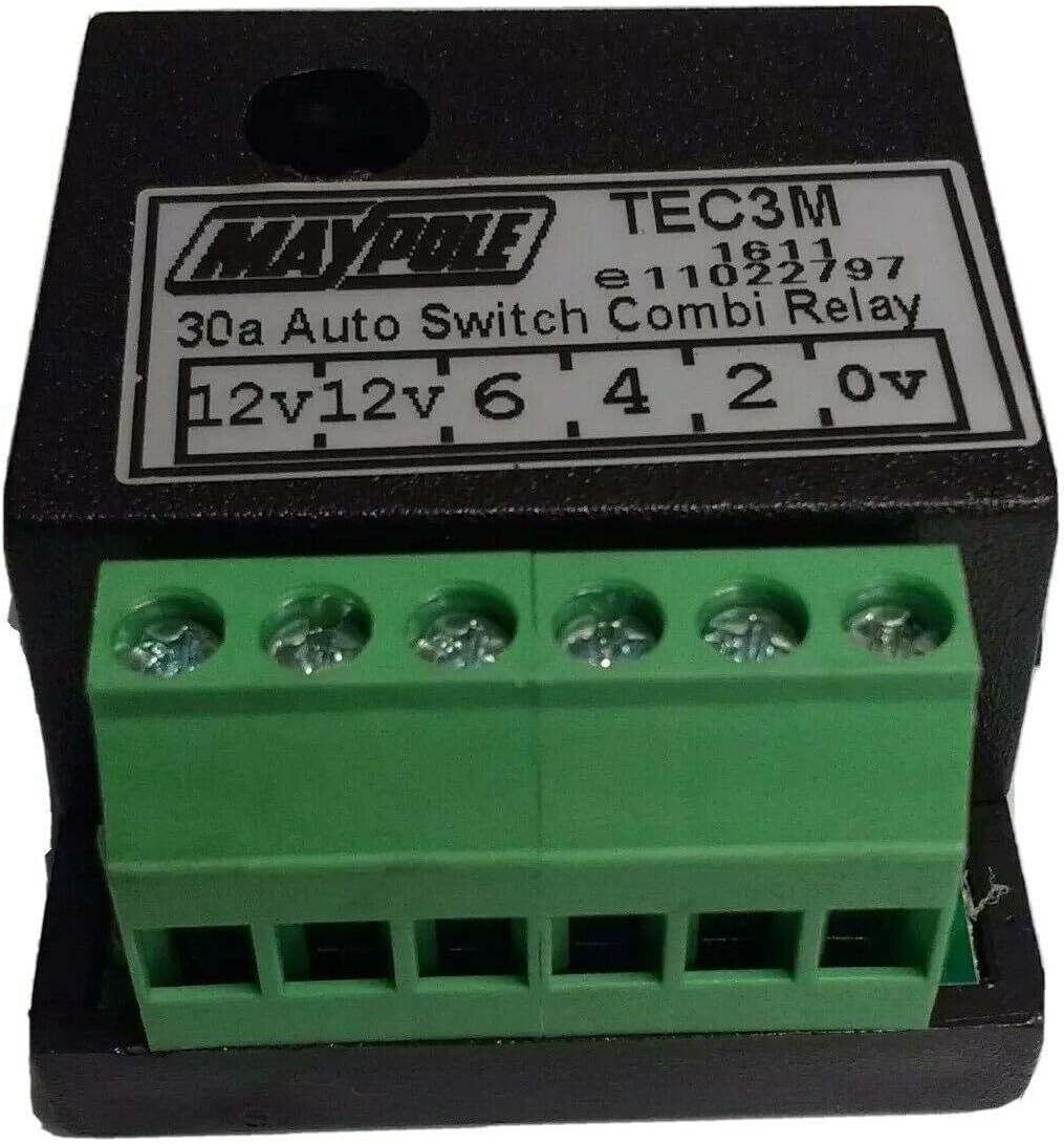 UNIVERSAL SPLIT CHARGE, FRIDGE RELAY 30a CARAVAN CAMPER AUXILIARY TOWING MP2883b MAYPOLE