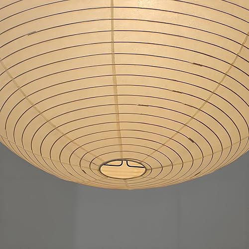 Miniatura 3 de Paquete de 2 lámparas colgantes enchufables, 15 pies, lámpara colgante de papel blanco de 12 pulgadas, lámpara colgante con interruptor de