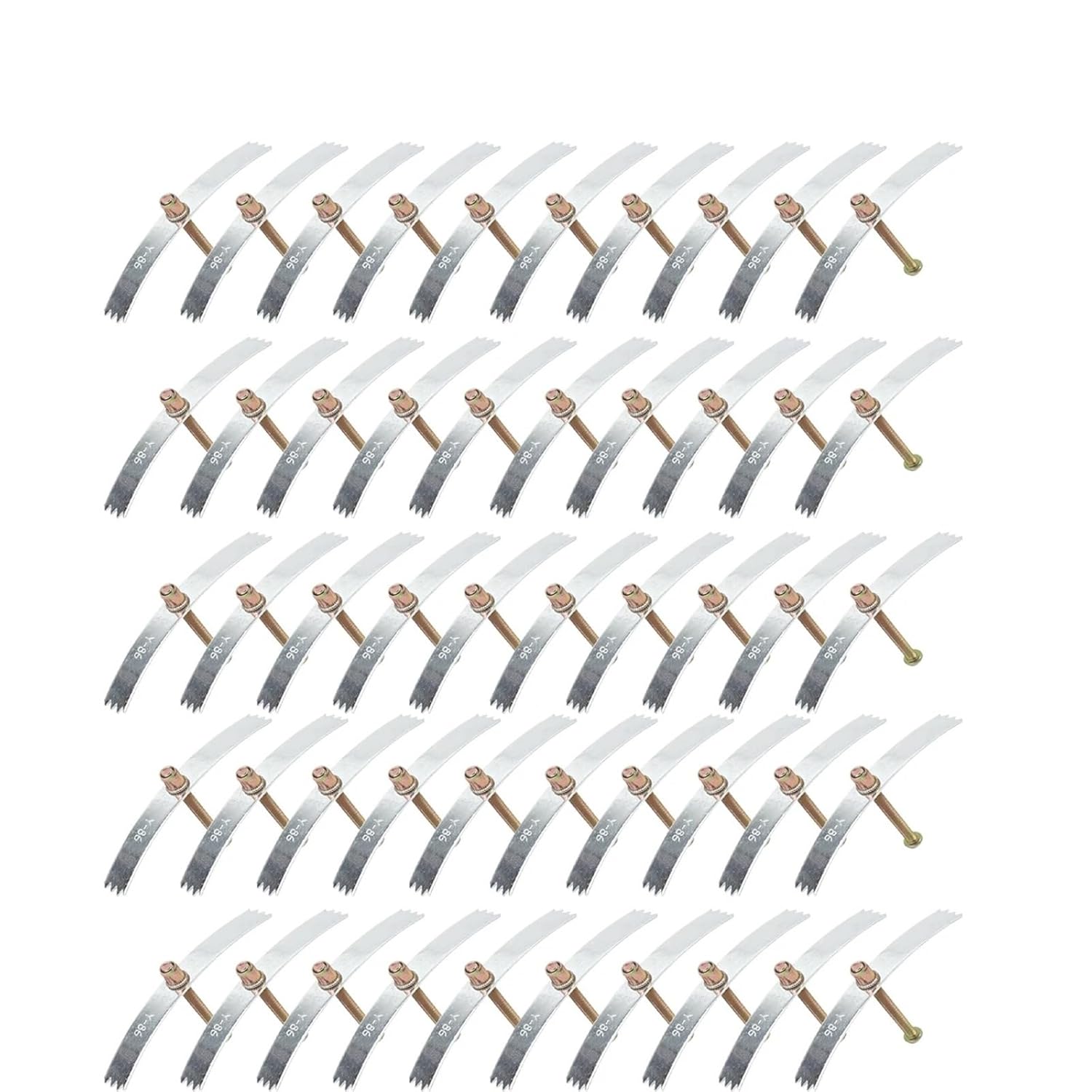 60/80/100pcs 86 Type Box Repair Screw Wall Mount Electrical Plug Fixed Plates Switch Socket Clip Cassette Replacement(80pcs)