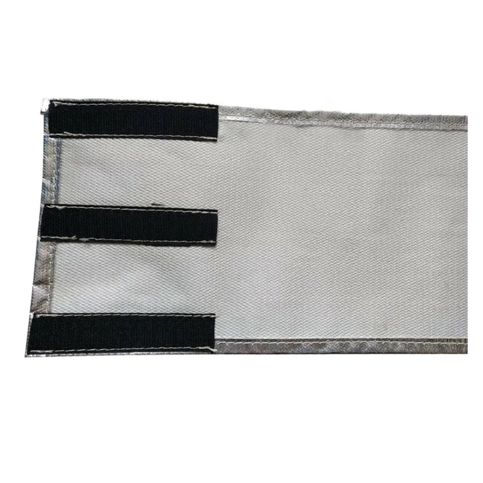 SBAMET Bouclier de Boucle de Plaque d'isolation Thermique de démarreur de Voiture Universel enveloppe de Protection Thermique en Aluminium