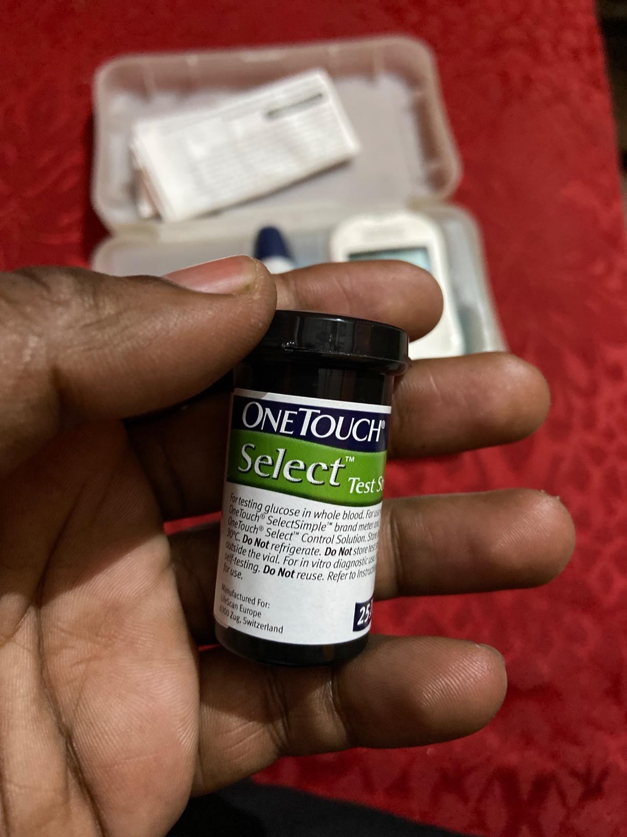 OneTouch Select Test Strips | Pack of 25 Strips | Blood Sugar Test ...