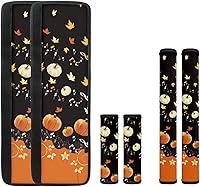 Vista 9 de 6 fundas para manija de puerta de refrigerador de Acción de Gracias, cubierta de manija de nevera de otoño, hoja de arce, protector de manija