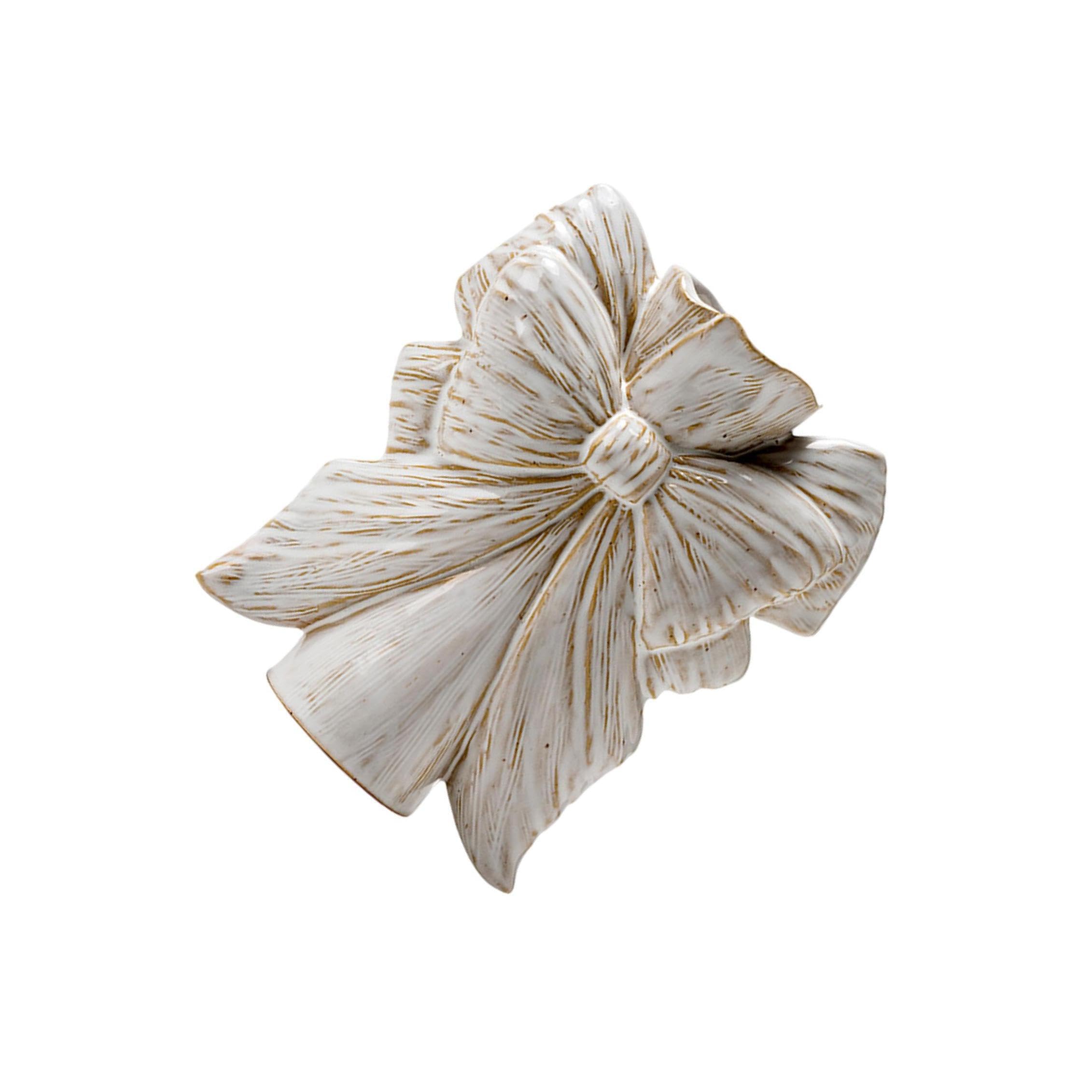 TWISAXC Stylish Ceramic Flower Vase Decorative Hydroponic Accessory Unique Centerpiece Table Decoration Gift And Has Long Service Life Ceramic Bow Vase Is Carefully Crafted. Is
