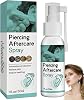 Piercing Cleaning Solution, Saline Spray Piercing, Piercing Aftercare Spray for Ear, Nose, Tongue & Navel Care, Sterile Saline Solution Piercing & Wound Care, Nose Piercing Cleaning Solution -30ML