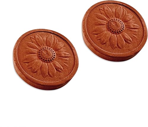 Fox Run Sunflower Brown Sugar Keepers, Set of 2 Terracotta Brown Sugar Savers