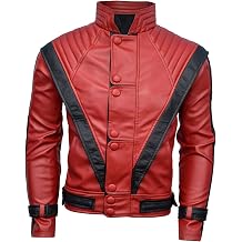 MJ Thriller Leather Jacket Thrilled Concert Cosplay Halloween Costume