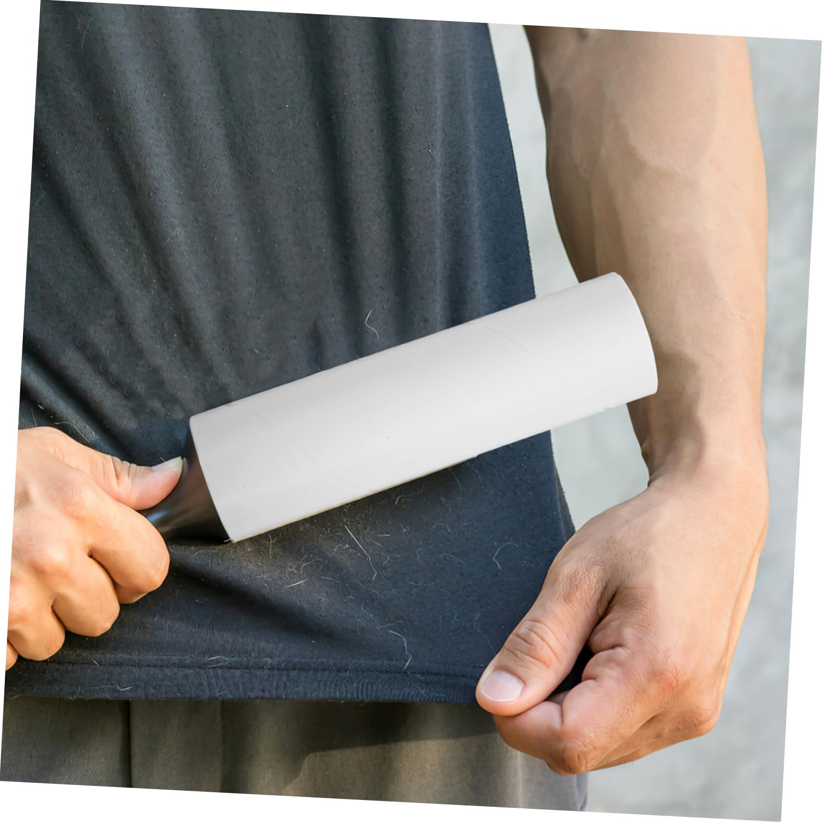 VALICLUD Repuesto de Rodillo Quitapelusas Reutilizable, Papel Adhesivo, 10 Rollos de 50 Hojas, Fácil de Cambiar, para Ropa de Cama y Asientos de Coche | 50 Hojas por Rollo, Diámetro Interior 38mm, Uso Versátil y Reutilizable, para Asientos y Tapicería