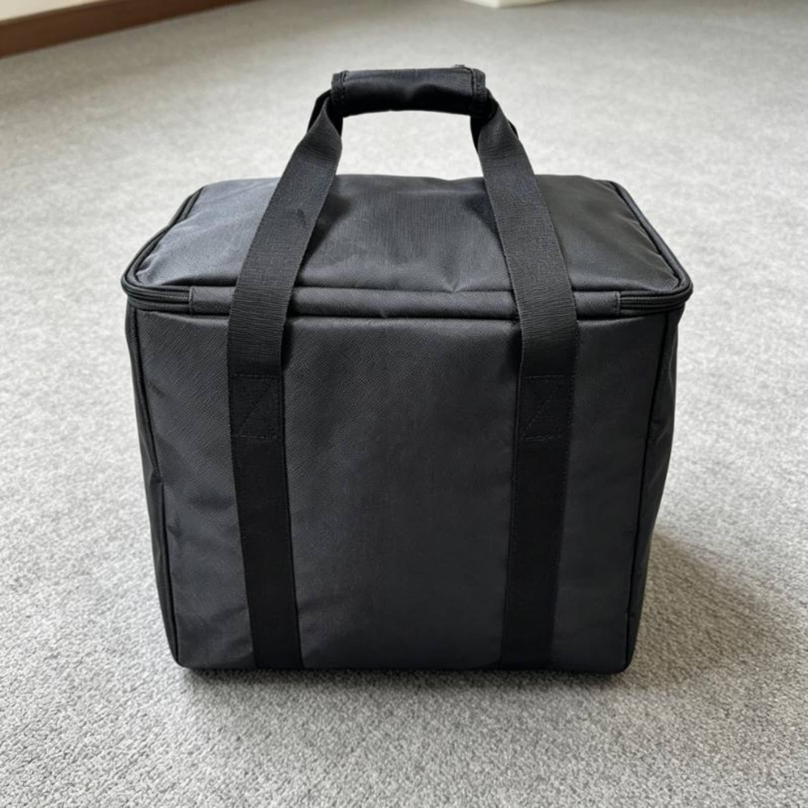 Bolsa con Asas Personalizable Bolsa Acolchada Negra Portable para Contables