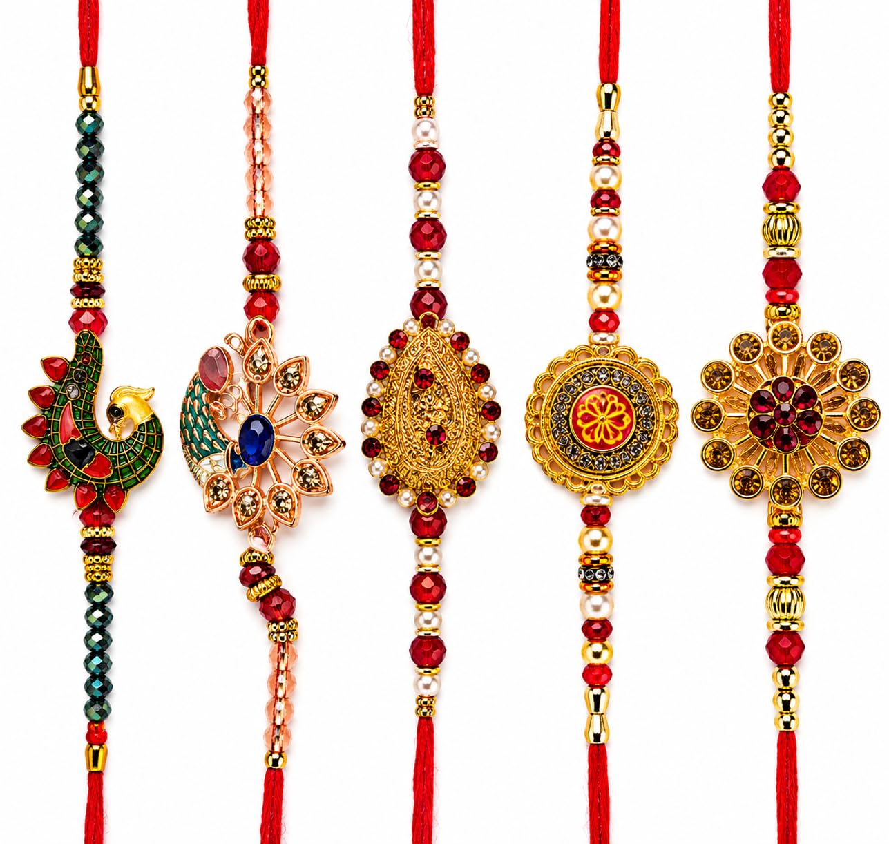 l.o.f traditional handcrafted rakhi | premium designer bracelet for brother