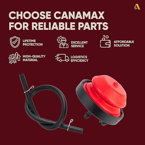 Miniatura 9 de CANAMAX 570682A 951-10639A Primer Bulb with Fuel Line - Compatible with Craftsman MTD Tecumseh Cub Cadet Troy Bilt Yard Machine Snow Blower