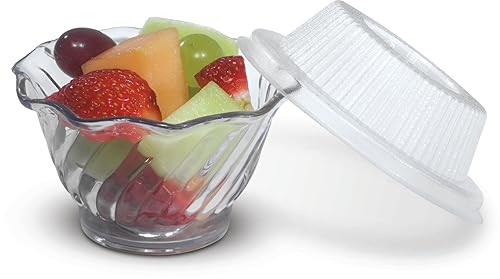 Miniatura 10 de Carlisle FoodService Products 453207 Mini vaso de plástico para parfait, 5.4 onzas, transparente (paquete de 24)