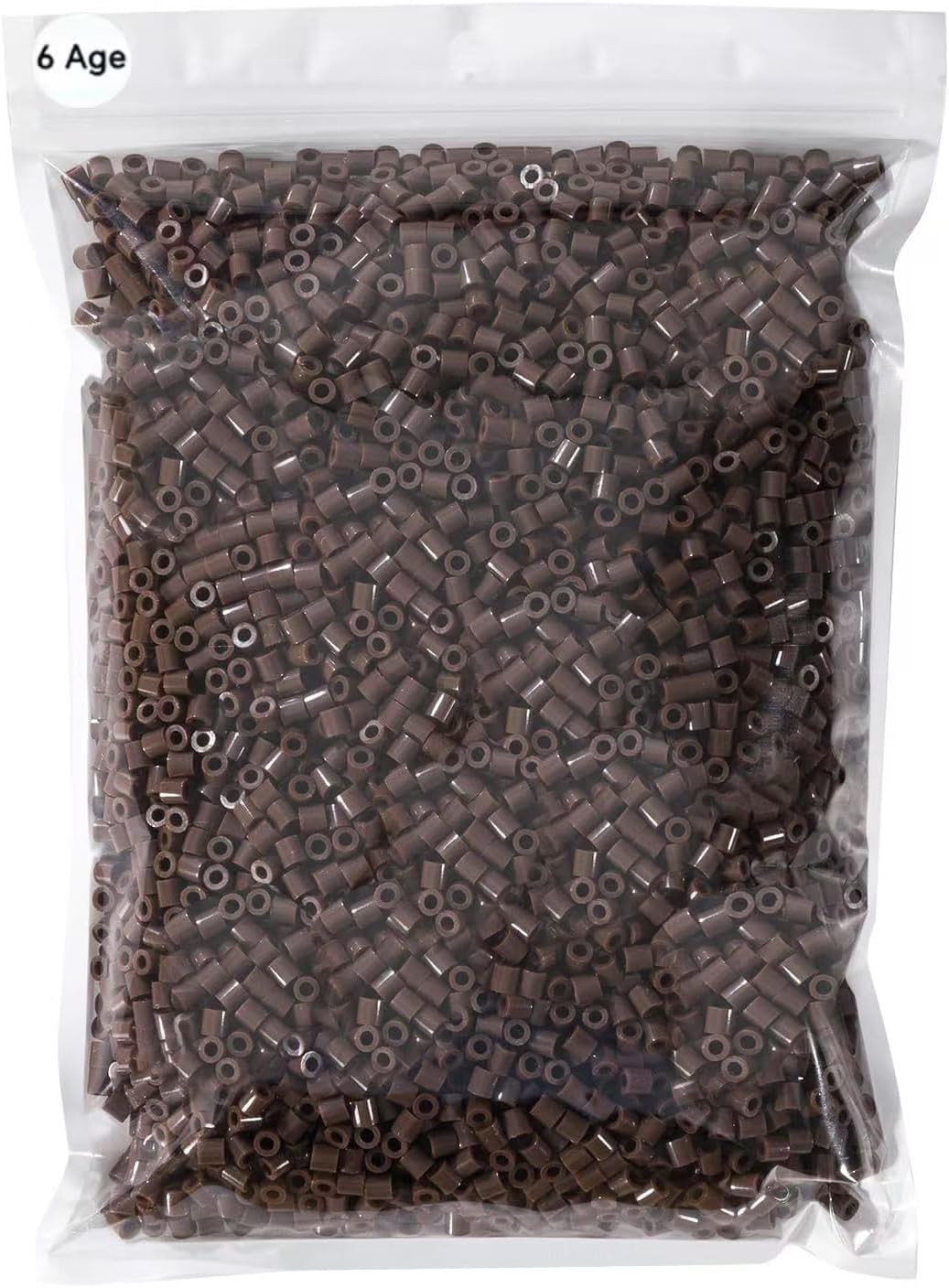 Fuse Beads 6000 Pieces 5mm Brown Melty Iron Beads Compatible with Perler and Hama