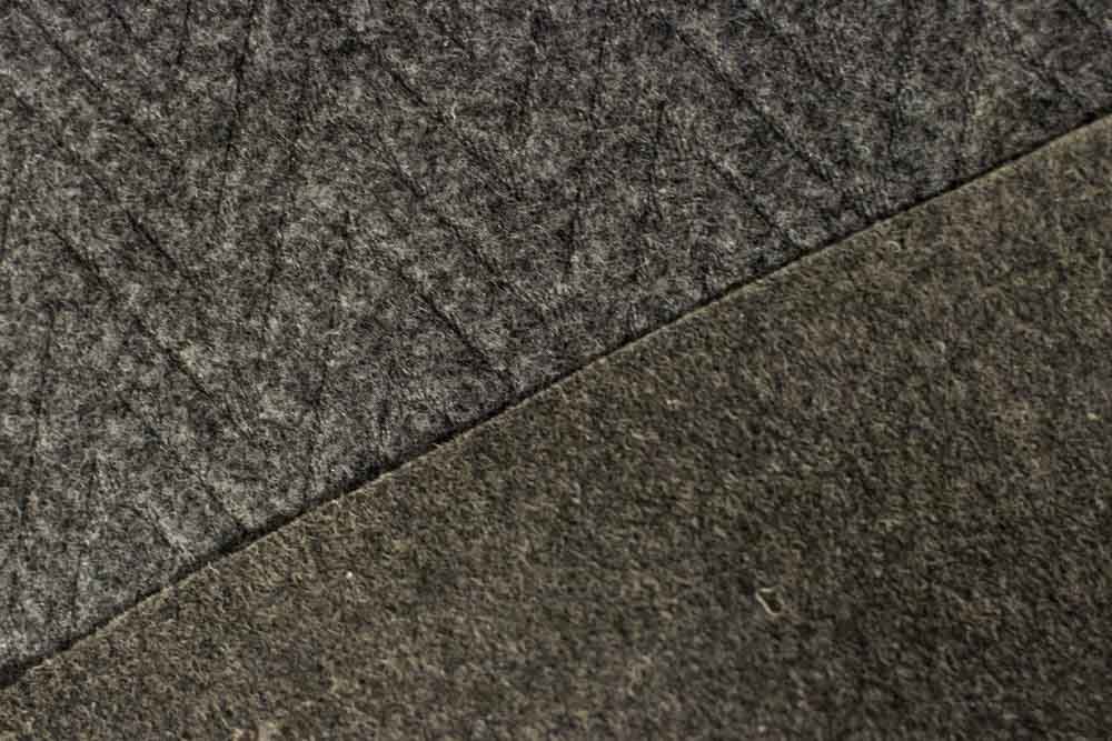 Passatoia al Metro a Tinta Unita - Grigia con bordo