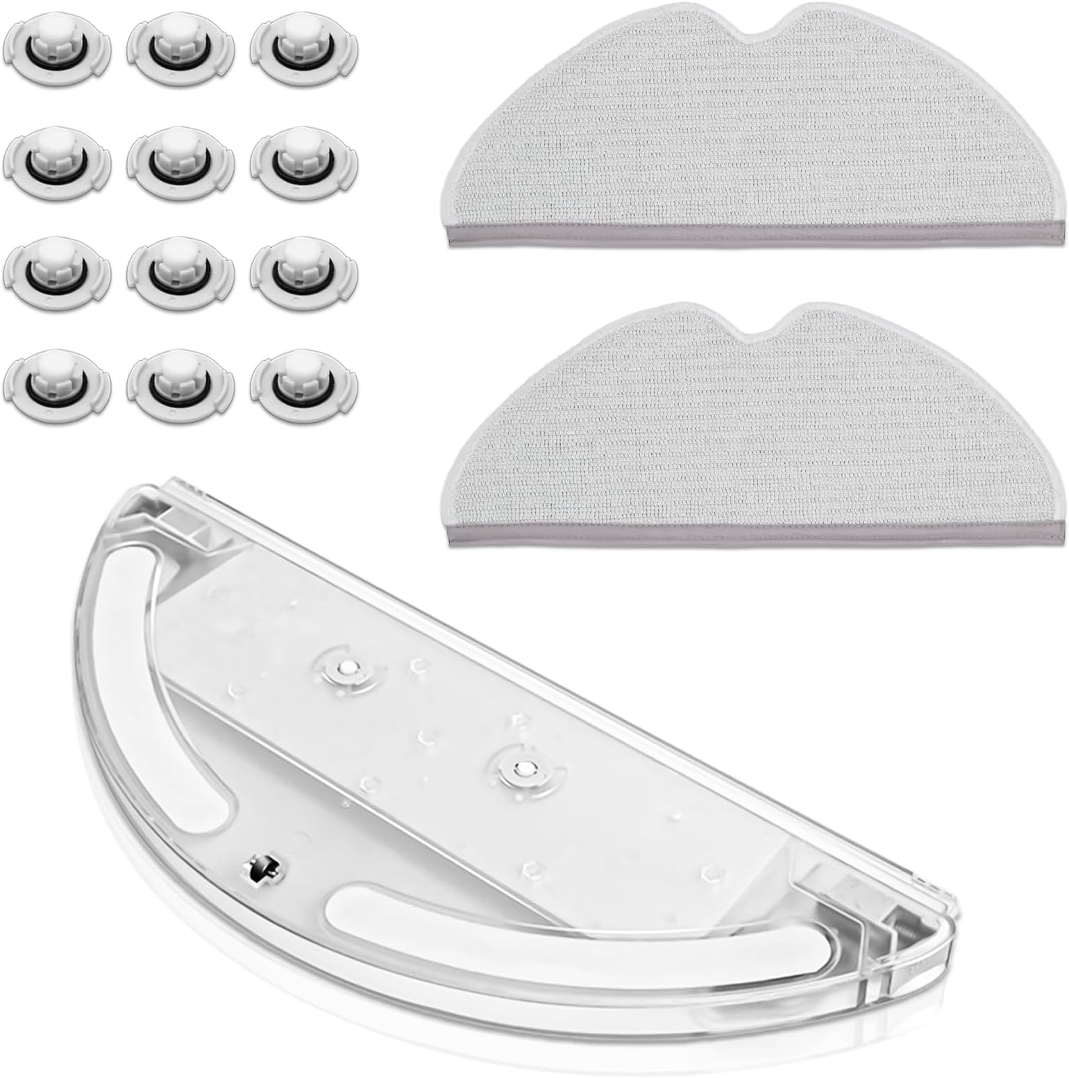 Replacement Parts kit 1 Water Tank 2 Mop Clothes 12 Water Tank Filter for XIAOMI Roborock S50 S51 S55 T61 - Replenishment Vacuum Cleaner Accessory