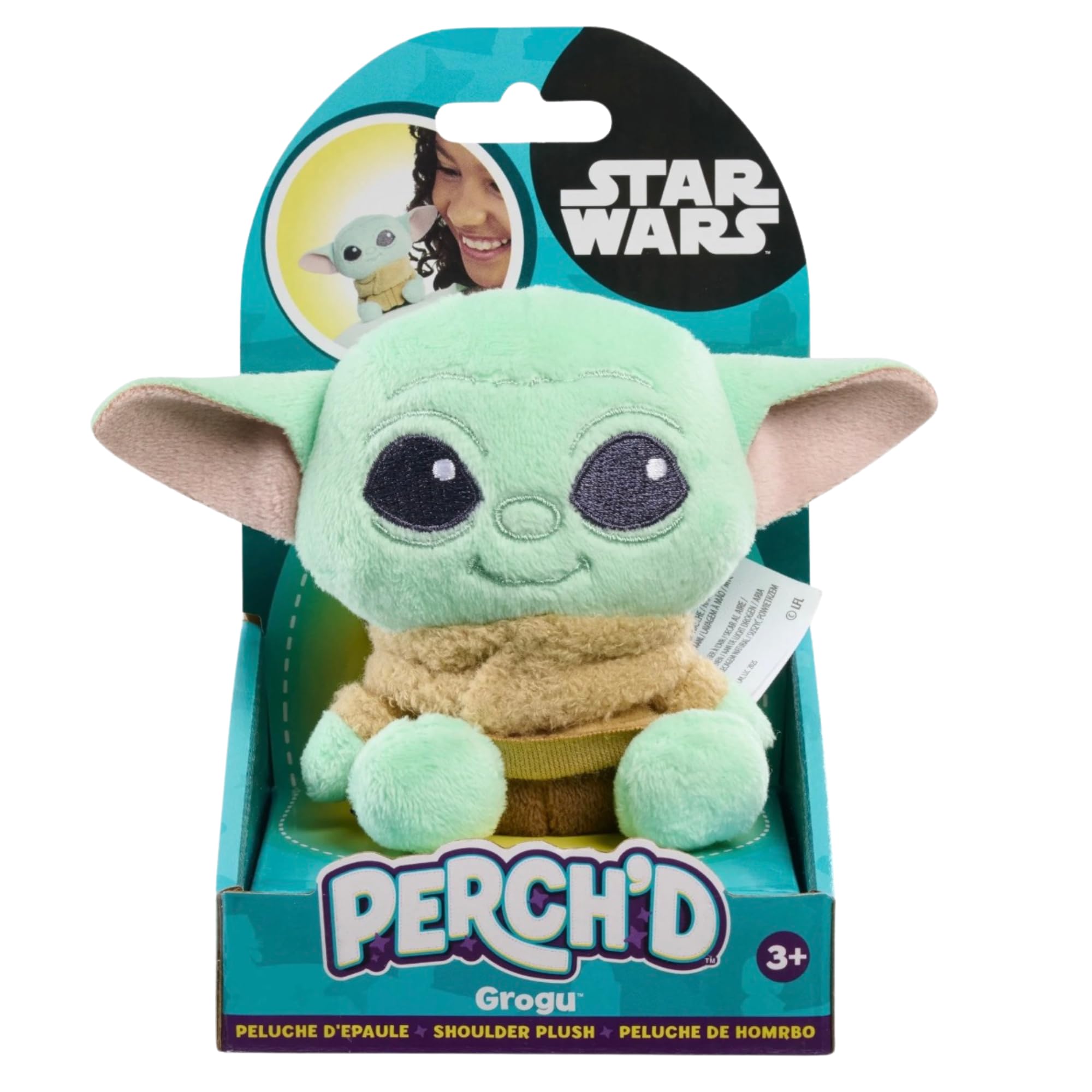 PERCH'D マンダロリアン グローグー　ショルダープラッシュ パーチド Amazon.co.jp: スター・ウォーズ パーチド・グルーグー ショルダー