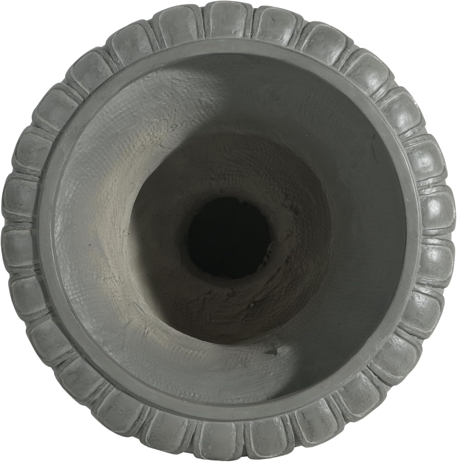 GDFStudio Gray 26" Urn Planter – Handcrafted MGO Decorative Planter for Indoor Outdoor Use – Classic Garden Patio Living Room Flower Pot, 18.75"x18.75"x26.25", Sturdy, No Assembly Required