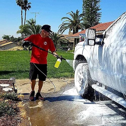 Miniatura 5 de Paquete de 4 puntas de boquilla de orificio de cañón de espuma y fabricante de espuma, boquilla de rosca universal de 0.04 pulgadas y filtro de