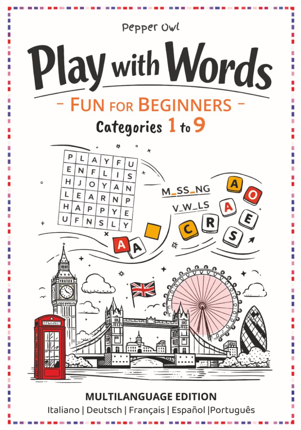 Play with Words: English level A1/A2 - Categories 1 to 9