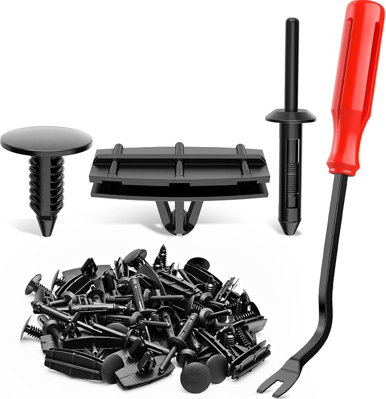 Kit de grampos e rebites cegos Nilight para para-lama, para-choque e acabamento – 60 unidades