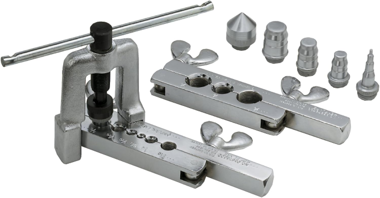 Klein Tools 89020 8-Piece 45-Degree Flaring & Swaging Tool Set