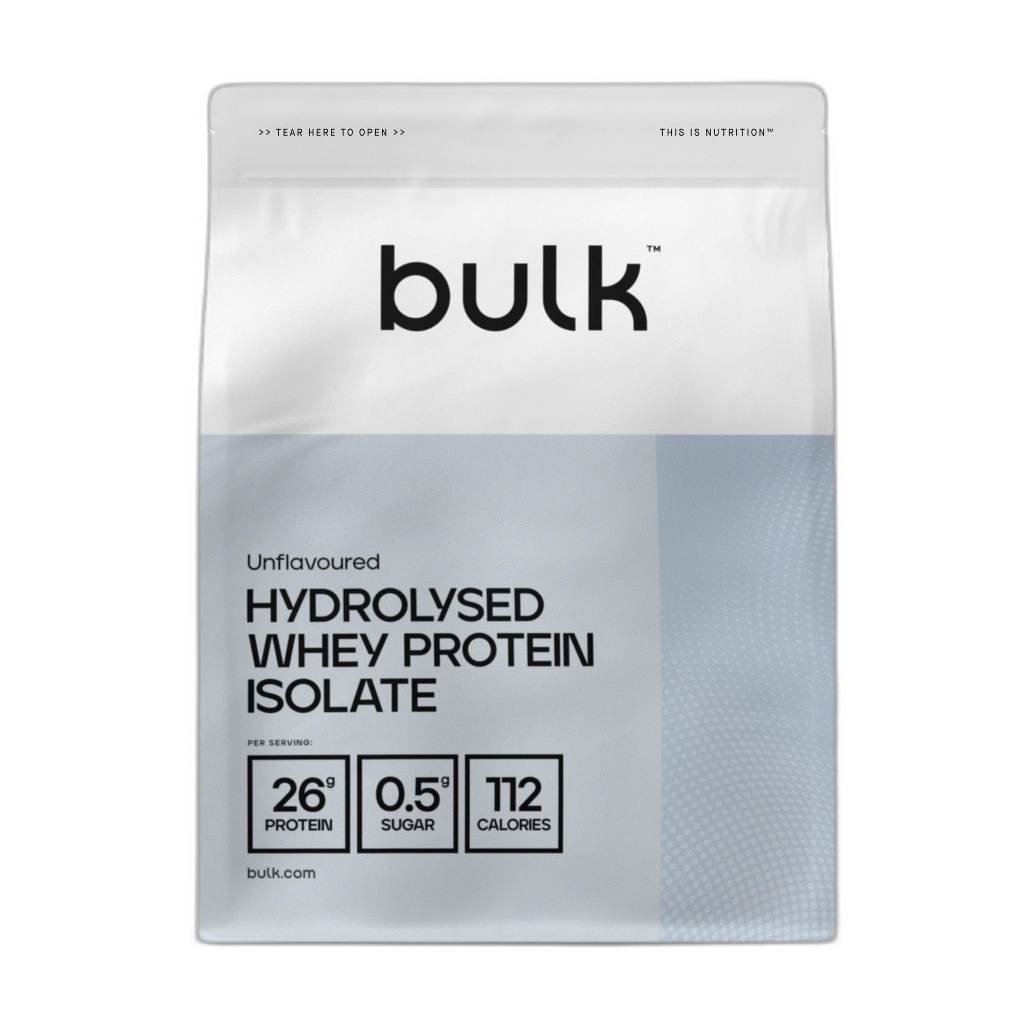 Bulk Hydrolysed Whey Protein Isolate, Unflavoured, 2.5 g