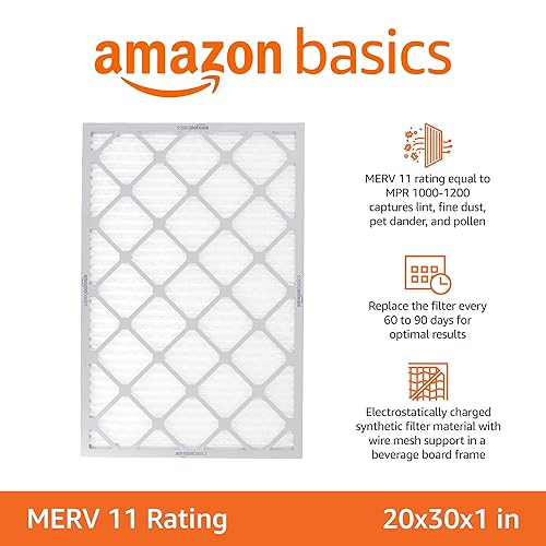 Vista 29 de Yaxa Basics Merv 11 - Filtro de aire para horno de CA - 20 x 20 x 1 pulgadas, paquete de 6